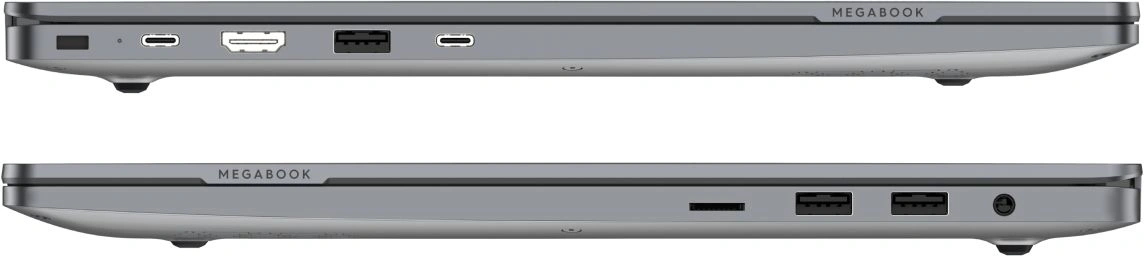 Ноутбук Tecno MegaBook T16RA, 16", IPS, Intel Core i5 13420H, LPDDR4x 16ГБ, SSD 512ГБ, Intel UHD Graphics, серый (71003300226) от официального дилера в России