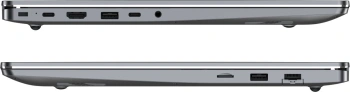 Ноутбук Tecno MegaBook K16SDA, 16", IPS, AMD Ryzen 5 7430U, DDR4 16ГБ, SSD 1024ГБ, AMD Radeon Graphics, серый (71003300343) TECNO