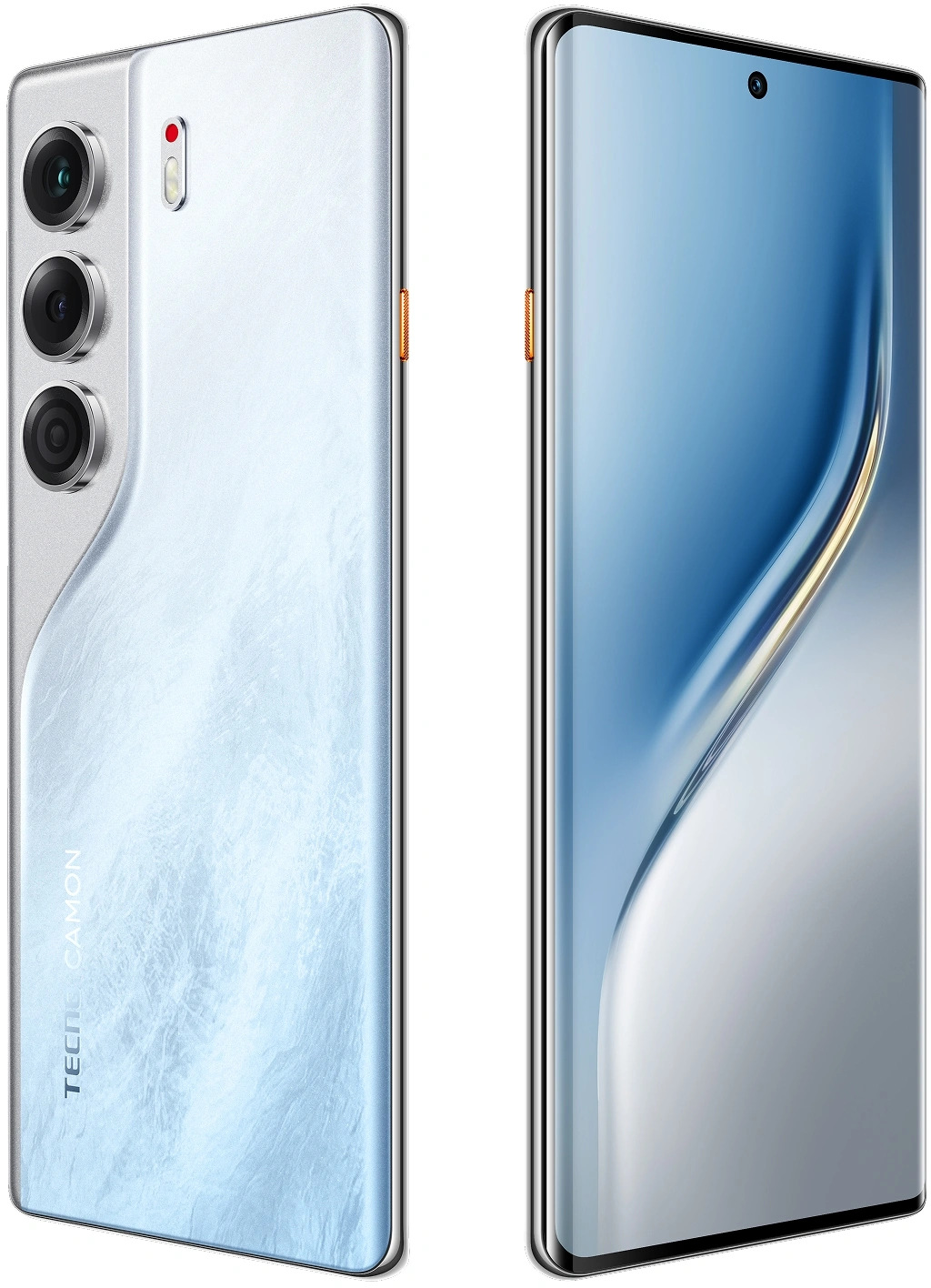 Смартфон Tecno Camon 40 Pro 5G 8ГБ/256ГБ, белый ледяной (cm7 256+8 glacier white) от официального дилера в России