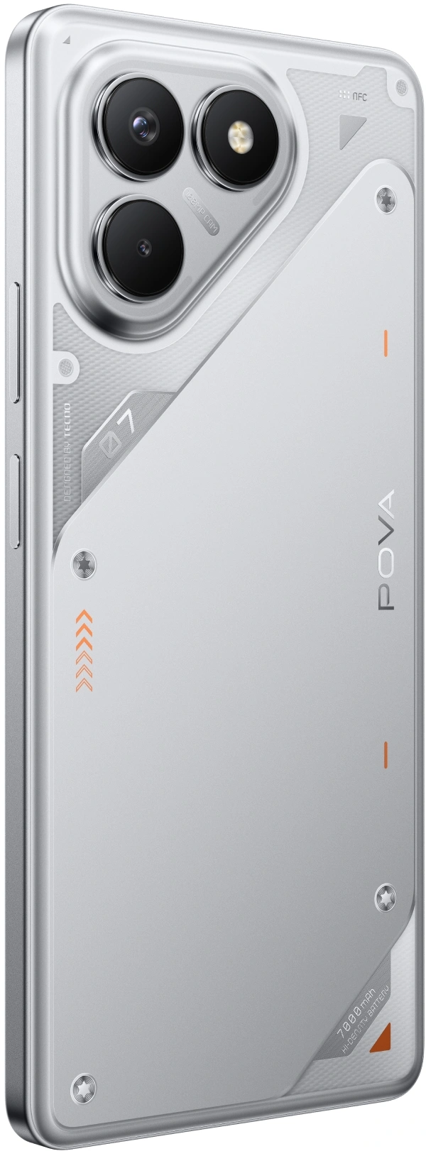 Смартфон Tecno Pova 7 Neo 8ГБ/128ГБ, серебристый (lj6 128+8 magic silver) от официального дилера в России