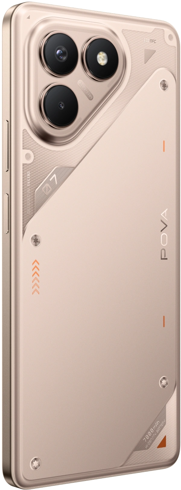 Смартфон Tecno Pova 7 Neo 8ГБ/256ГБ, титановый (lj6 256+8 hyper titanium) от официального дилера в России