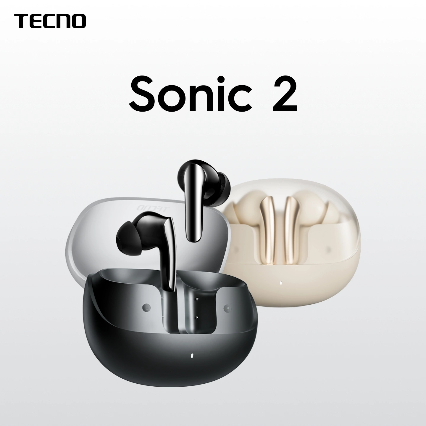 Беспроводные наушники Tecno Sonic 2, черный (sc02 black) от официального дилера в России