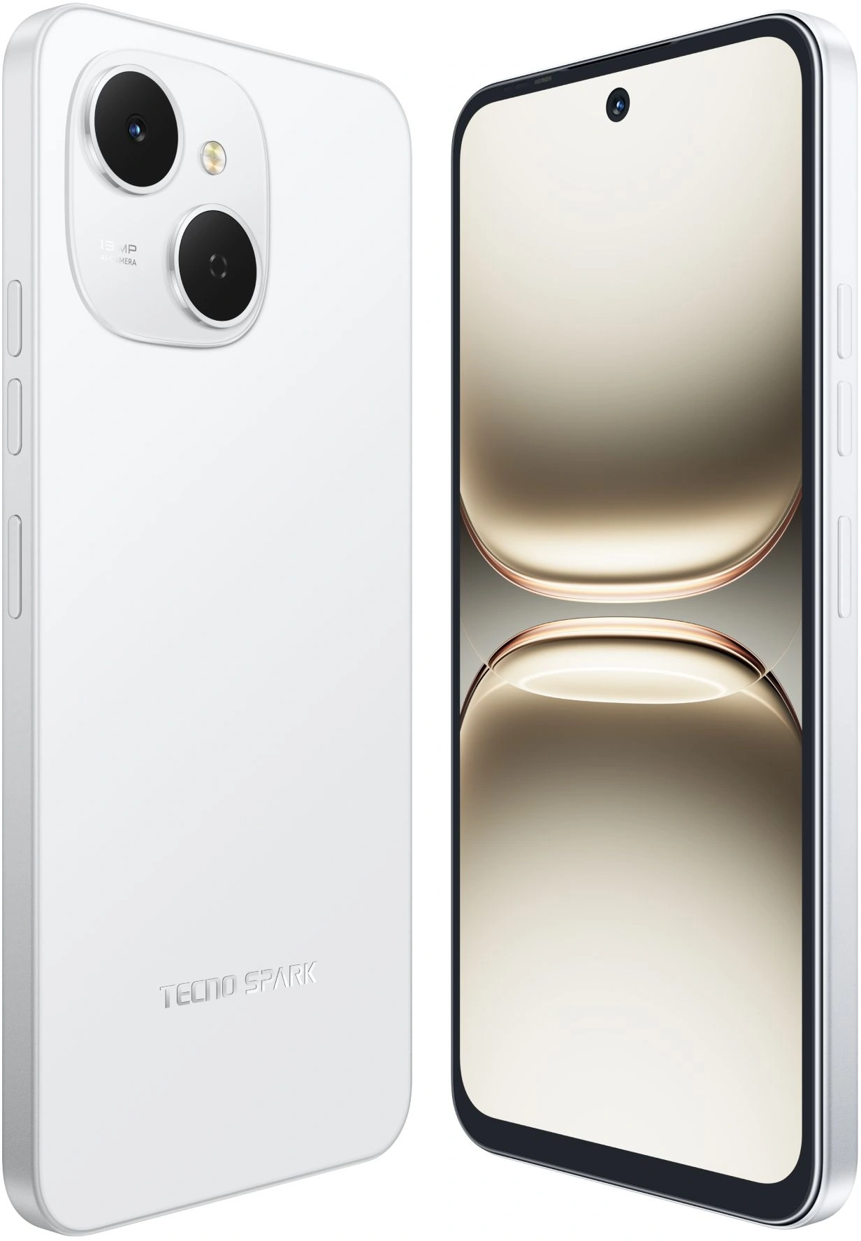 Смартфон Tecno Spark 40C 8ГБ/256ГБ, белый (km4k 256+8 veil white) от официального дилера в России