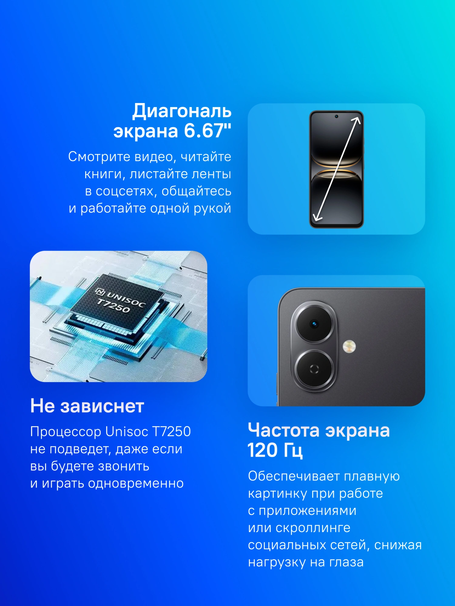 Смартфон Tecno Spark Go 2 3ГБ/64ГБ, черный (km4 64+3 ink black) от официального дилера в России