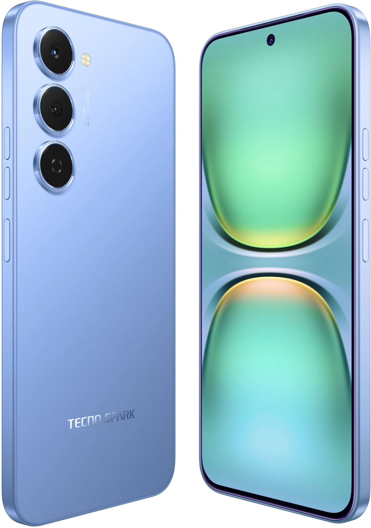 Смартфон Tecno Spark 40 Pro 8ГБ/128ГБ, синий (km6 128+8 lake blue) от официального дилера в России