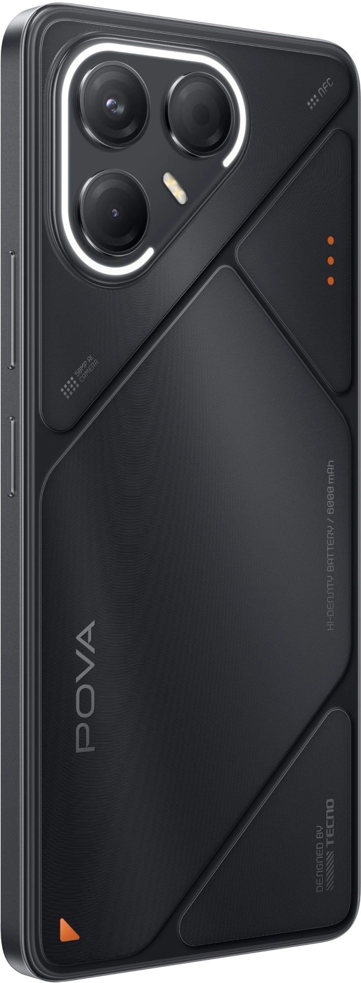 Смартфон Tecno Pova 7 5G 8ГБ/256ГБ, черный (lj7 256+8 geek black) от официального дилера в России