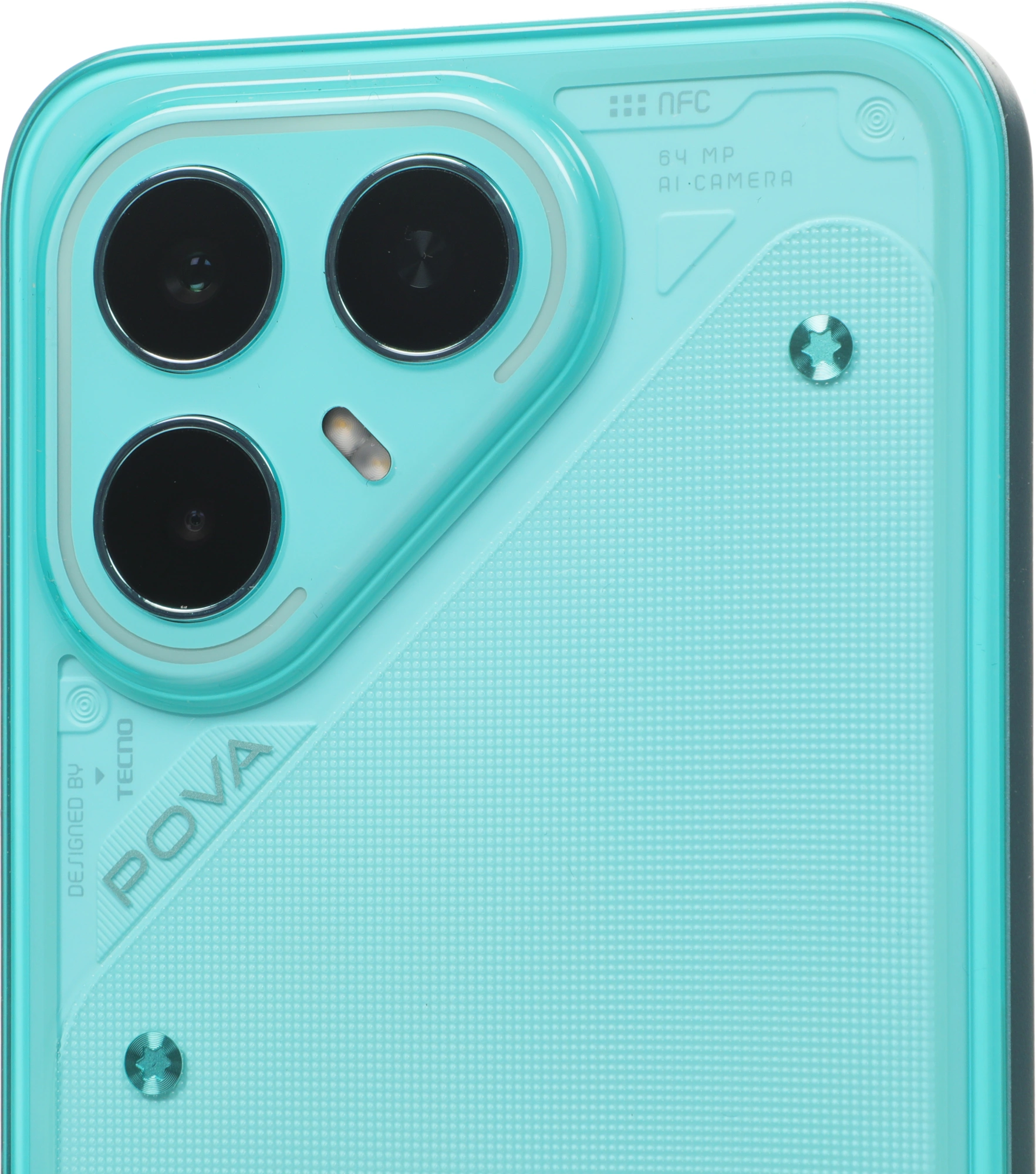 Смартфон Tecno Pova 7 Pro 5G 12ГБ/256ГБ, зеленый (lj8 256+12 neon cyan) от официального дилера в России