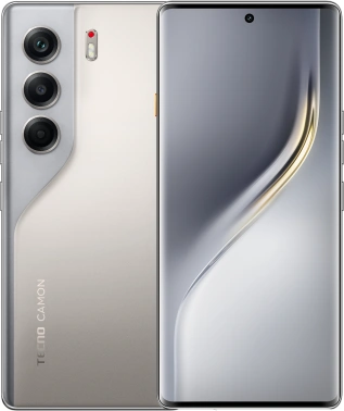 Смартфон Tecno Camon 40 Pro 5G 12ГБ/256ГБ, титановый (cm7 256+12 sandy titanium) TECNO