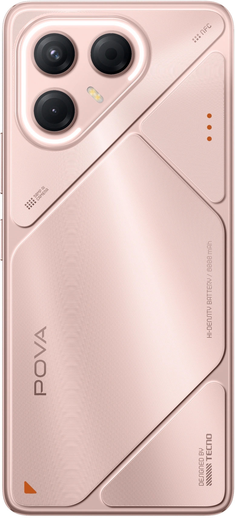 Смартфон Tecno Pova 7 5G 8ГБ/256ГБ, розовый (lj7 256+8 stardust pink) от официального дилера в России