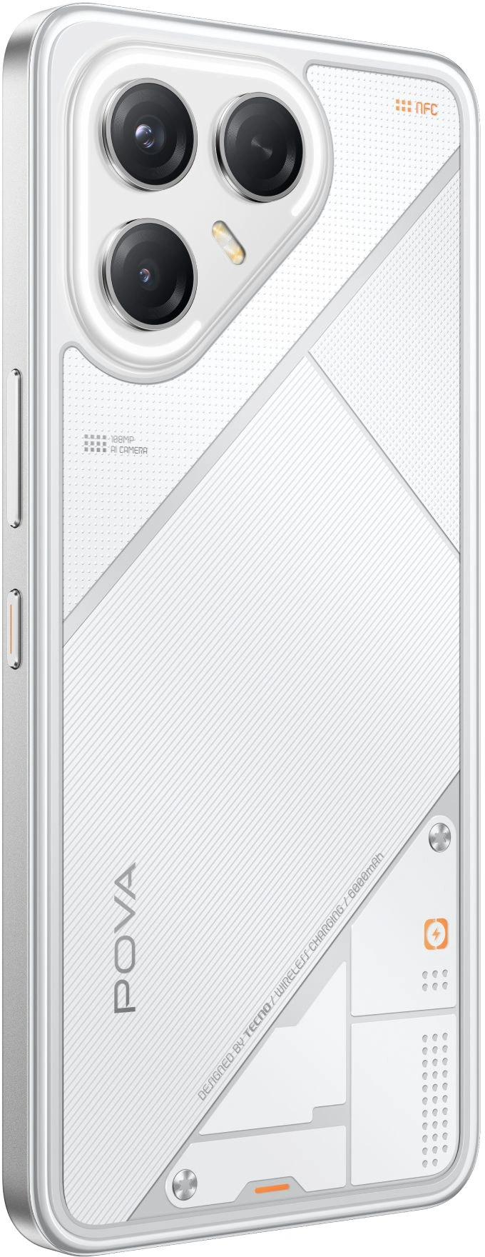 Смартфон Tecno Pova 7 Ultra 5G 8ГБ/256ГБ, белый (lj9 256+8 geek white) от официального дилера в России