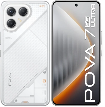 Смартфон Tecno Pova 7 Ultra 5G 12ГБ/256ГБ, белый (lj9 256+12 geek white) TECNO