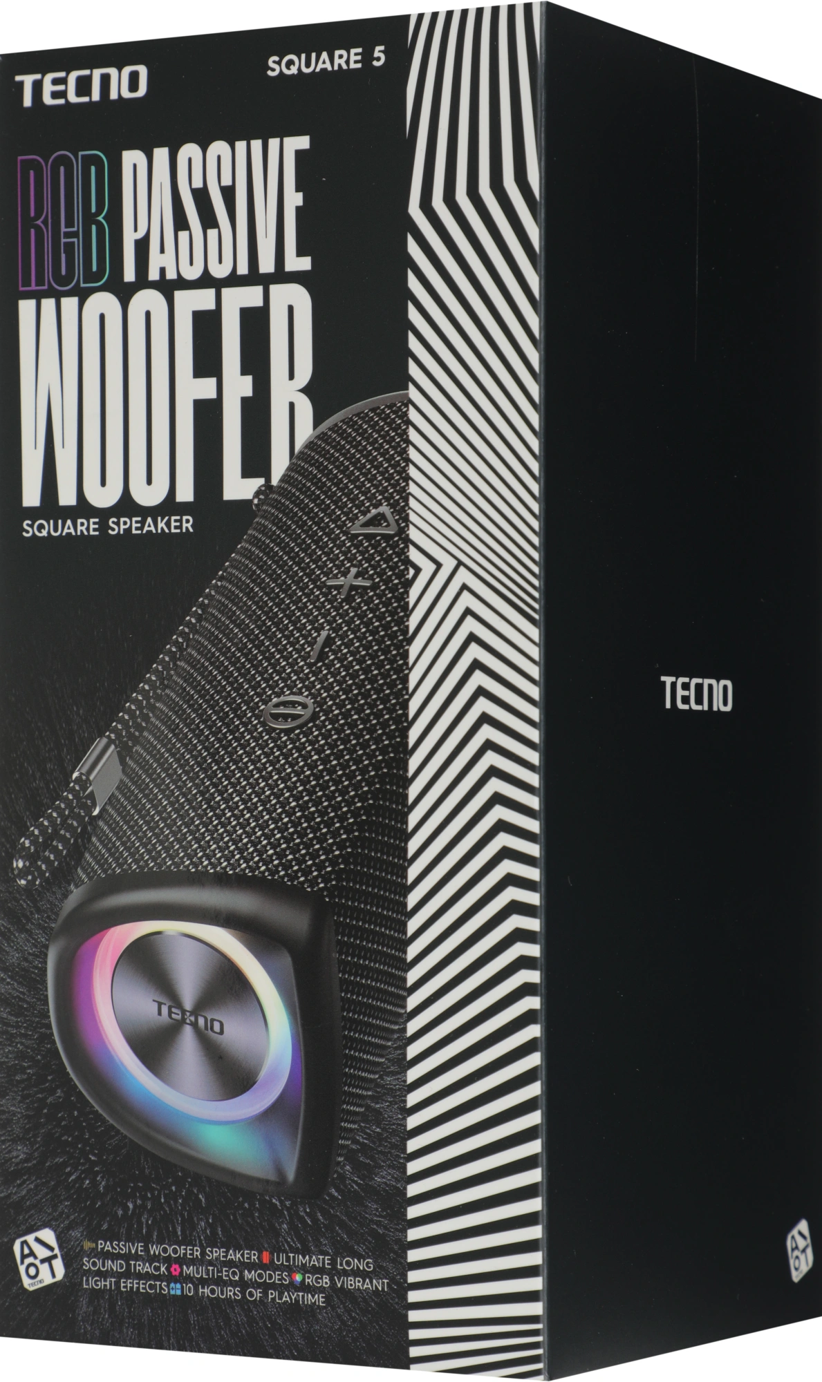 Колонка портативная Tecno S5 Square, 30Вт, черный (s5) от официального дилера в России