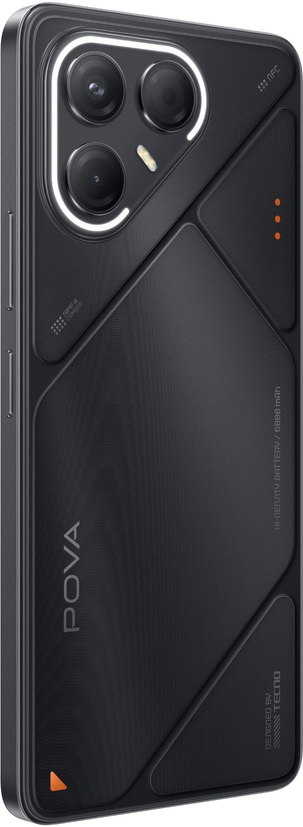 Смартфон Tecno Pova 7 5G 8ГБ/128ГБ, черный (lj7 128+8 geek black) от официального дилера в России