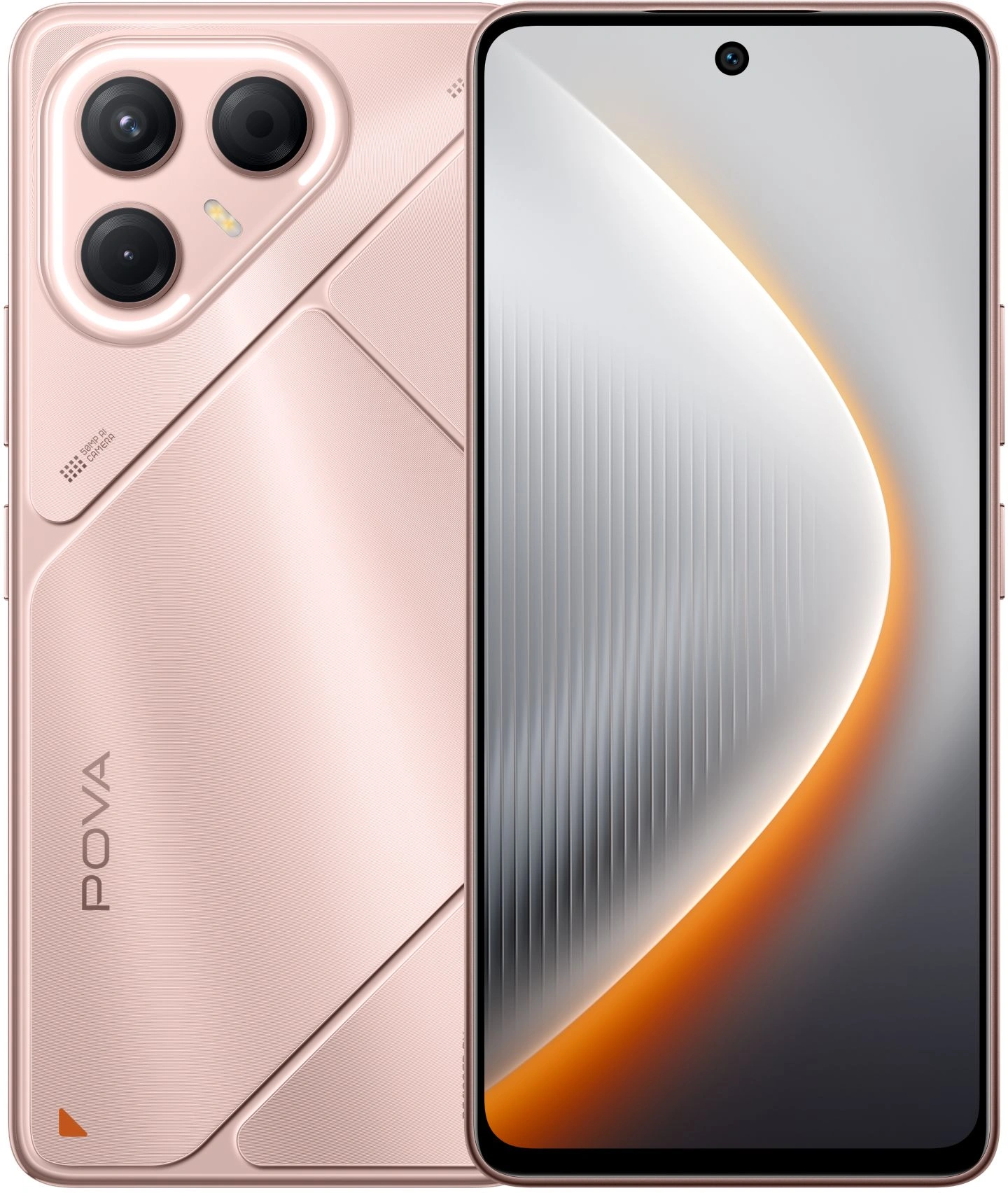 Смартфон Tecno Pova 7 5G 8ГБ/128ГБ, розовый (lj7 128+8 stardust pink) от официального дилера в России