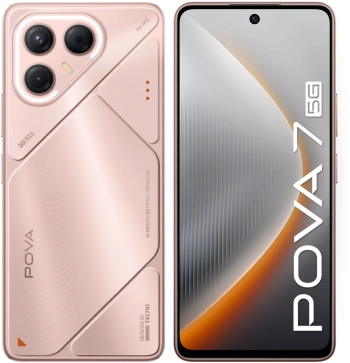 Смартфон Tecno Pova 7 5G 8ГБ/128ГБ, розовый (lj7 128+8 stardust pink) TECNO
