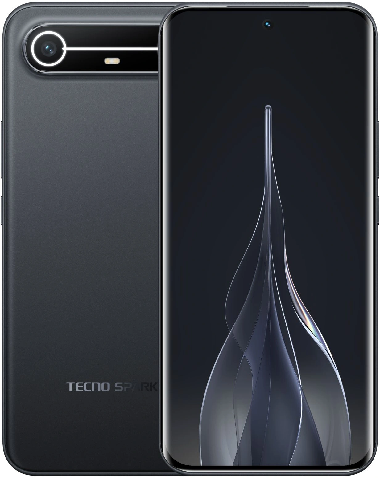 Смартфон Tecno Spark Slim 8ГБ/256ГБ, черный (km7k 256+8 cool black) от официального дилера в России