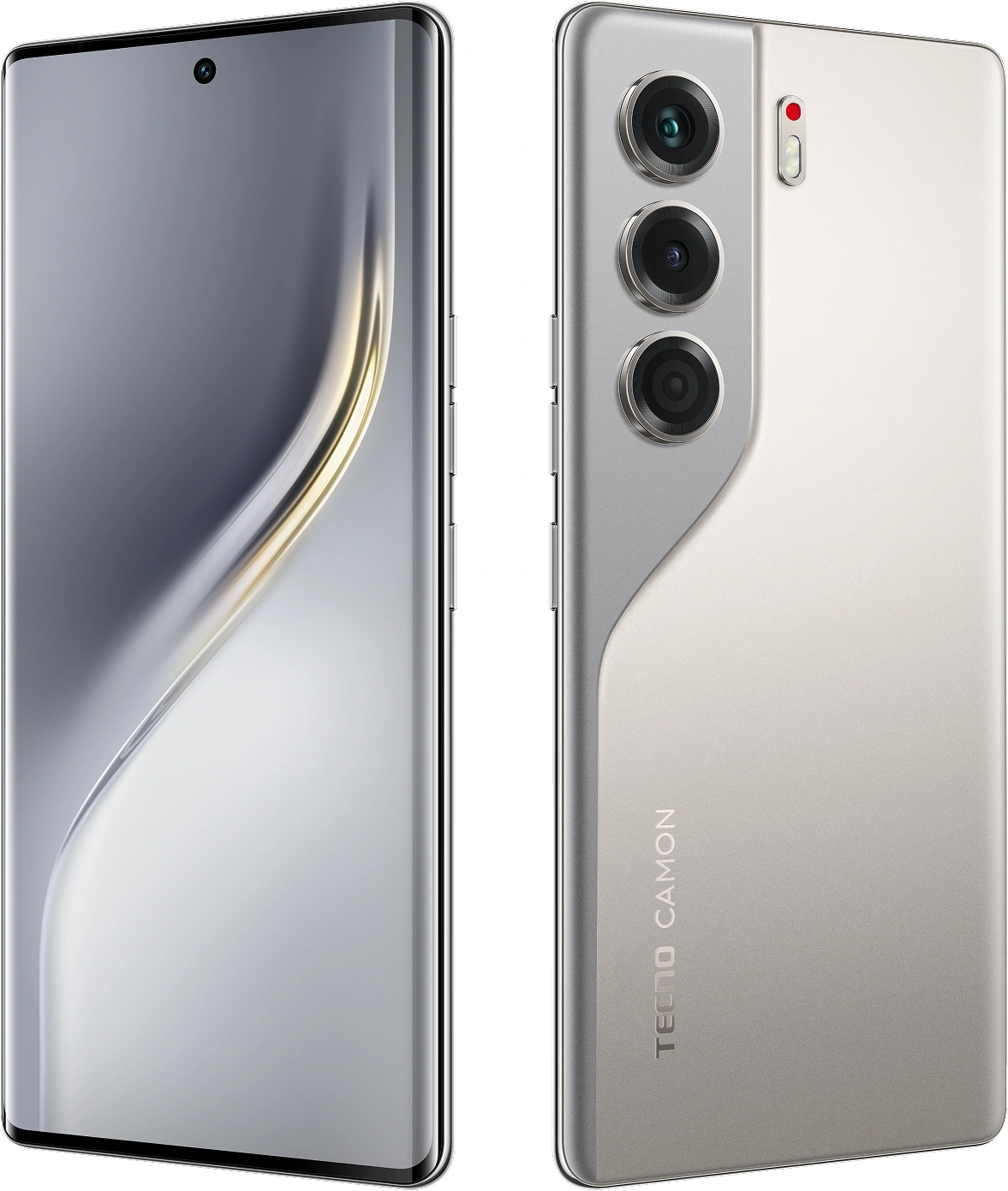 Смартфон Tecno Camon 40 Pro 5G 8ГБ/256ГБ, титановый (cm7 256+8 sandy titanium) от официального дилера в России