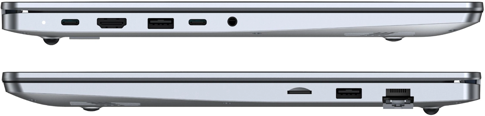 Ноутбук Tecno MegaBook K15SFA, 15.6", IPS, AMD Ryzen 7 7735HS, LPDDR5 16ГБ, SSD 1024ГБ, AMD Radeon 680M, серебристый (71005000540) от официального дилера в России
