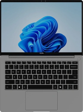 Ноутбук Tecno MegaBook T14FA Air, 14.1", IPS, AMD Ryzen 5 7535HS, LPDDR5x 16ГБ, SSD 512ГБ, AMD Radeon 660M, серый (71003300541) TECNO