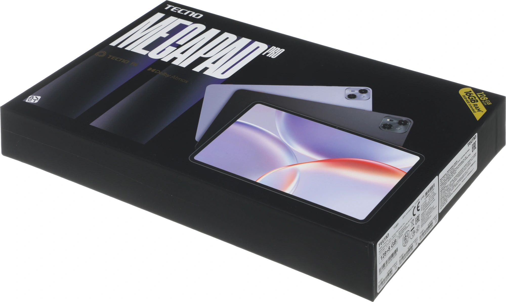 Планшет 12" Tecno MegaPad Pro T1201 8Gb/128Gb, фиолетовый (t1201 128+8 aurora purple) от официального дилера в России