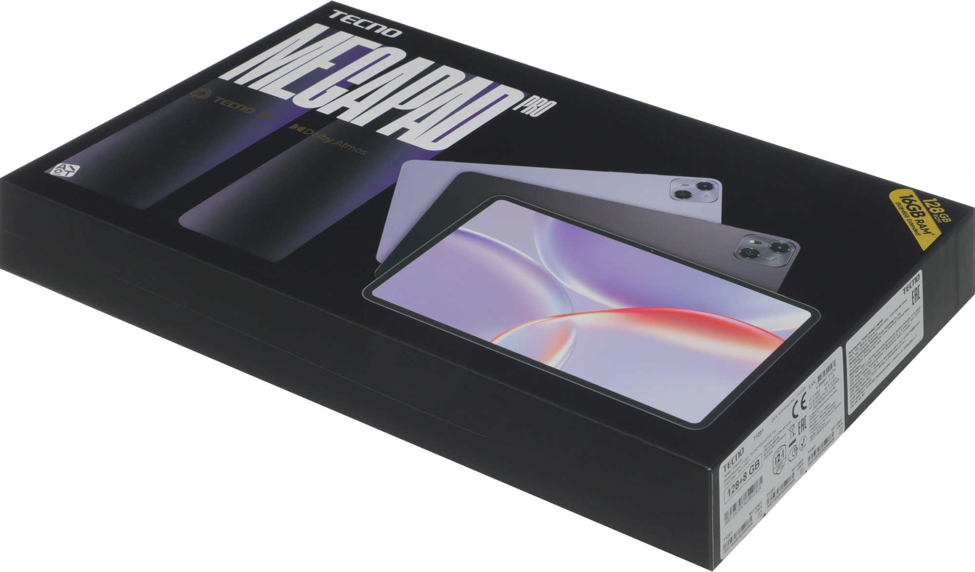 Планшет 12" Tecno MegaPad Pro T1201 8Gb/128Gb, серый (t1201 128+8 sky gray) от официального дилера в России