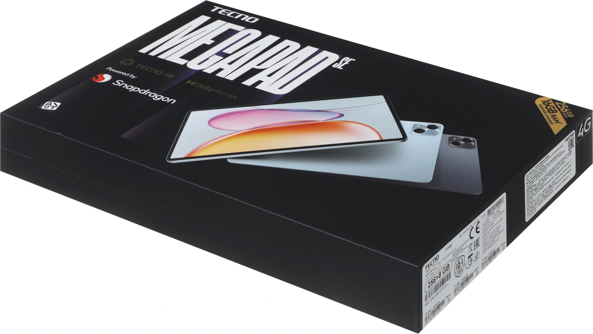 Планшет 10.95" Tecno MegaPad 11 SE T1102 8Gb/256Gb, голубой (t1102 8+256 ice blue) от официального дилера в России