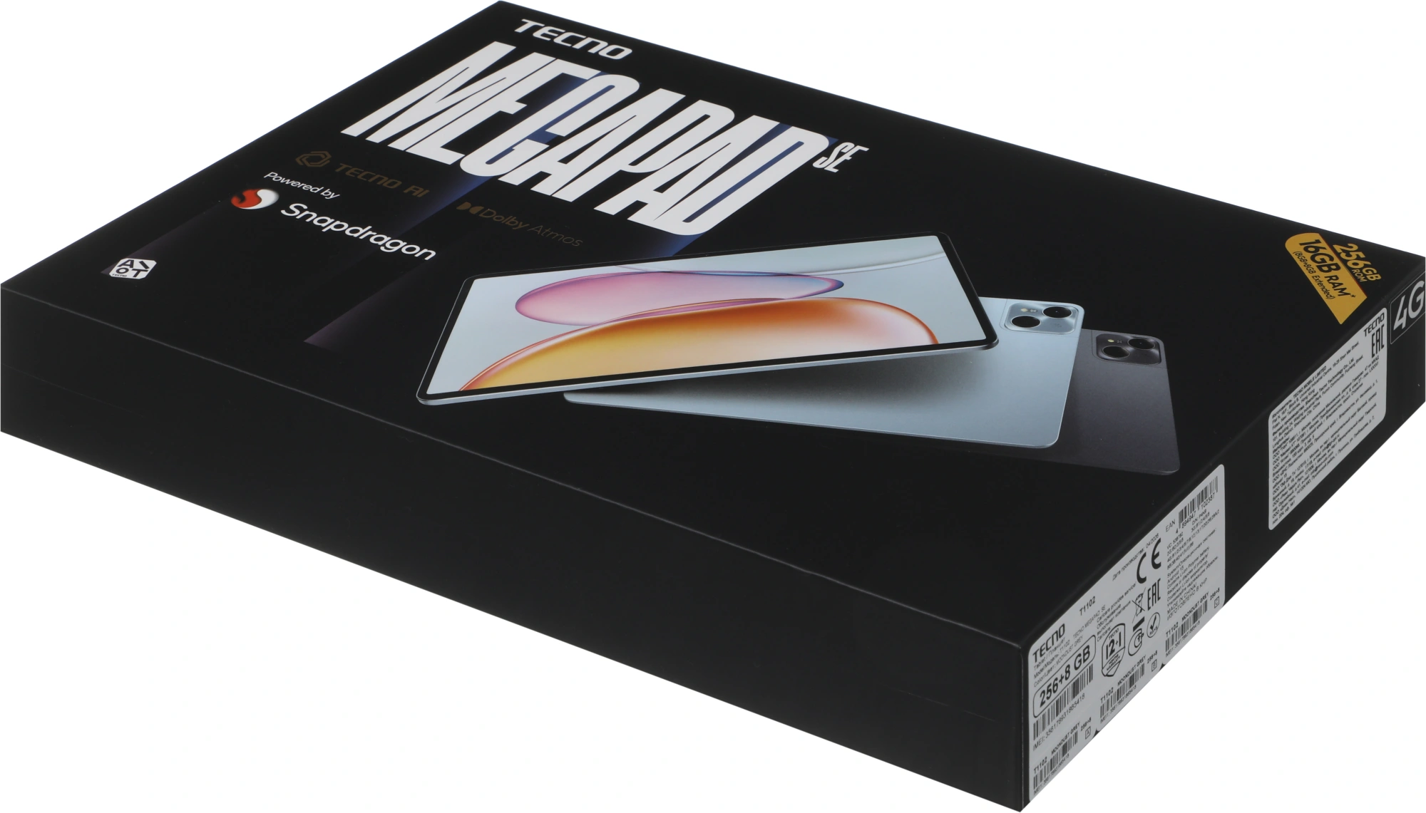 Планшет 10.95" Tecno MegaPad 11 SE T1102 8Gb/256Gb, серый (t1102 8+256 moondust grey) от официального дилера в России