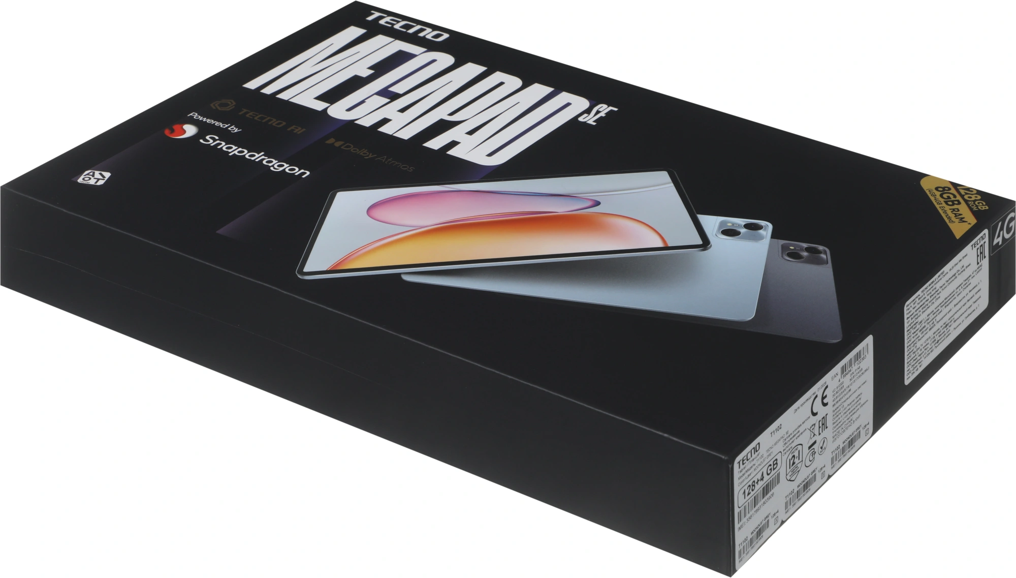 Планшет 10.95" Tecno MegaPad 11 SE T1102 4Gb/128Gb, серый (t1102 4+128 moondust grey) от официального дилера в России