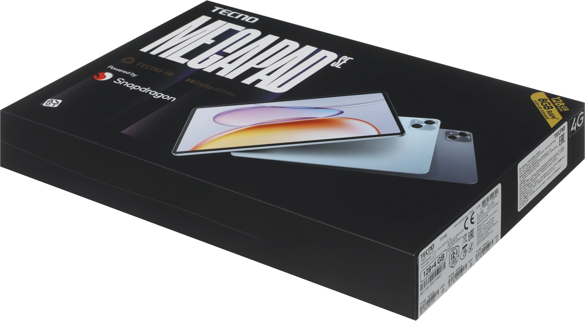 Планшет 10.95" Tecno MegaPad 11 SE T1102 4Gb/128Gb, голубой (t1102 4+128 ice blue) от официального дилера в России