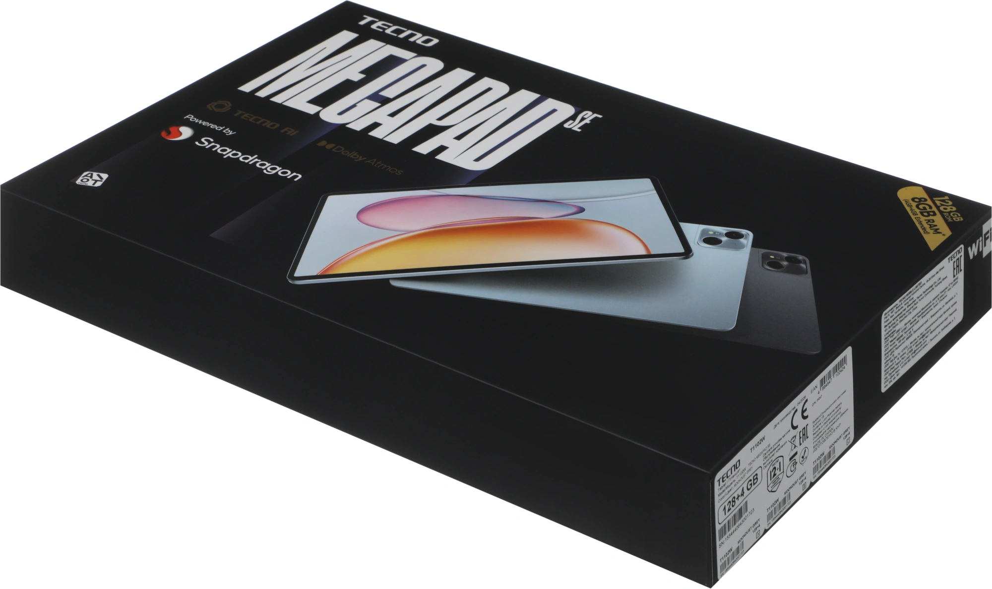 Планшет 10.95" Tecno MegaPad 11 SE T1102W 4Gb/128Gb, серый (t1102w 4+128 moondust grey) от официального дилера в России