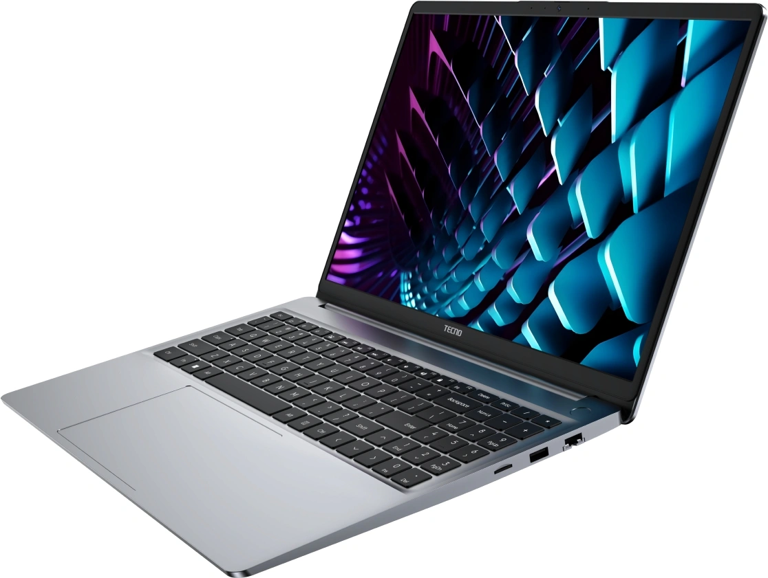 Ноутбук Tecno MegaBook K16SAA, 16", IPS, Intel Core i5 13420H, LPDDR4 16ГБ, SSD 1024ГБ, Intel UHD Graphics, серый (71005000395) от официального дилера в России