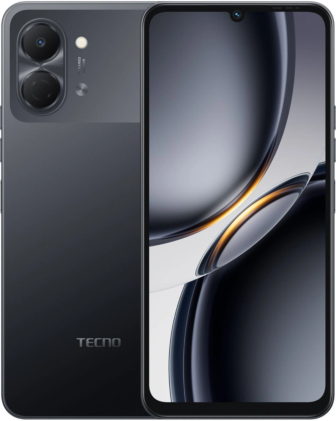 Смартфон Tecno Spark Go 3 4ГБ/64ГБ, черный (kn3 64+4 ink black) от официального дилера в России