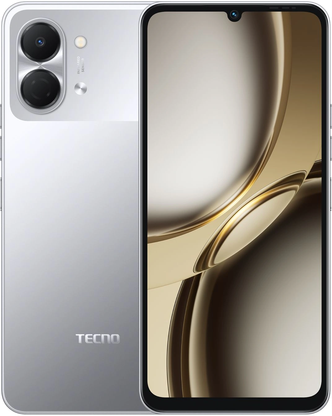 Смартфон Tecno Spark Go 3 4ГБ/64ГБ, серый (kn3 64+4 titanium grey) от официального дилера в России