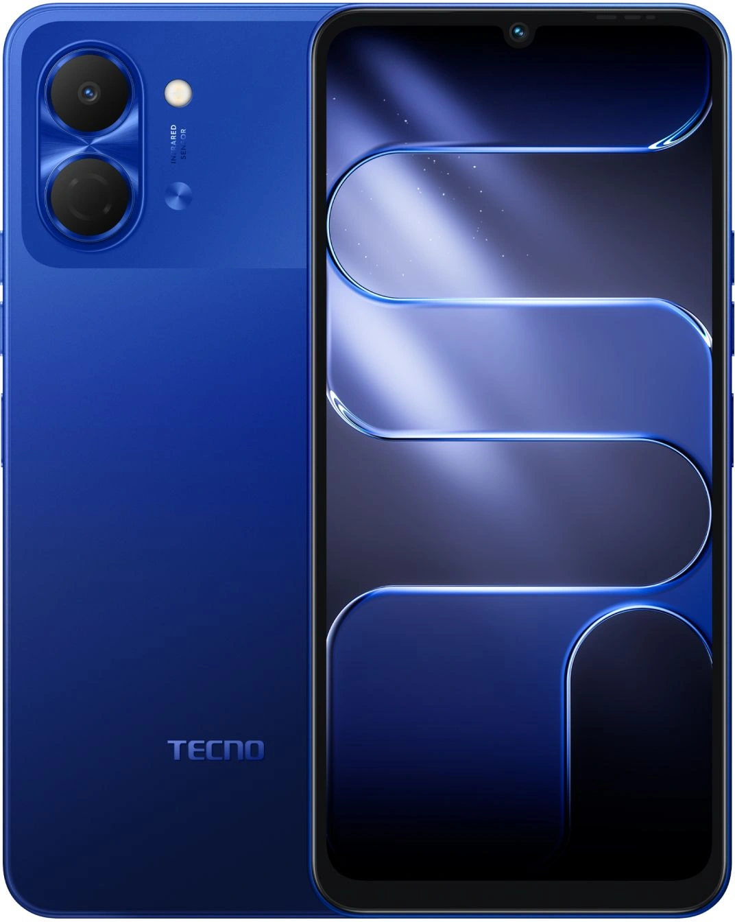 Смартфон Tecno Spark Go 3 4ГБ/128ГБ, синий (kn3 128+4 galaxy blue) от официального дилера в России