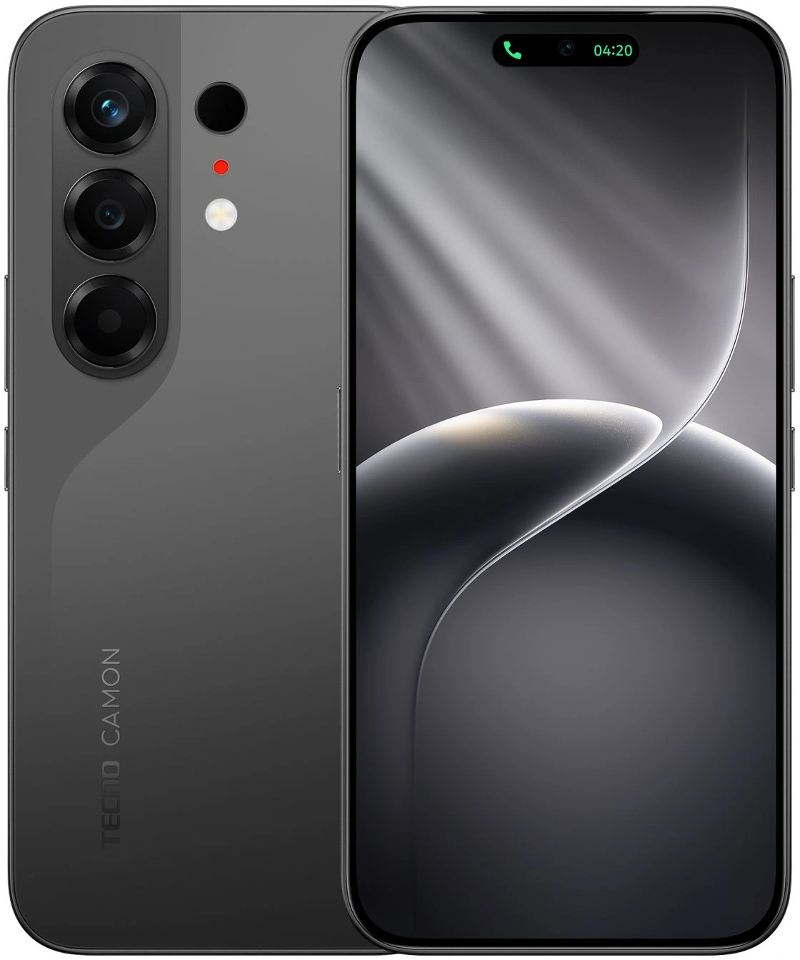 Смартфон Tecno Camon 50 12ГБ/256ГБ, черный (cn5 256+12 moonshadow black) от официального дилера в России