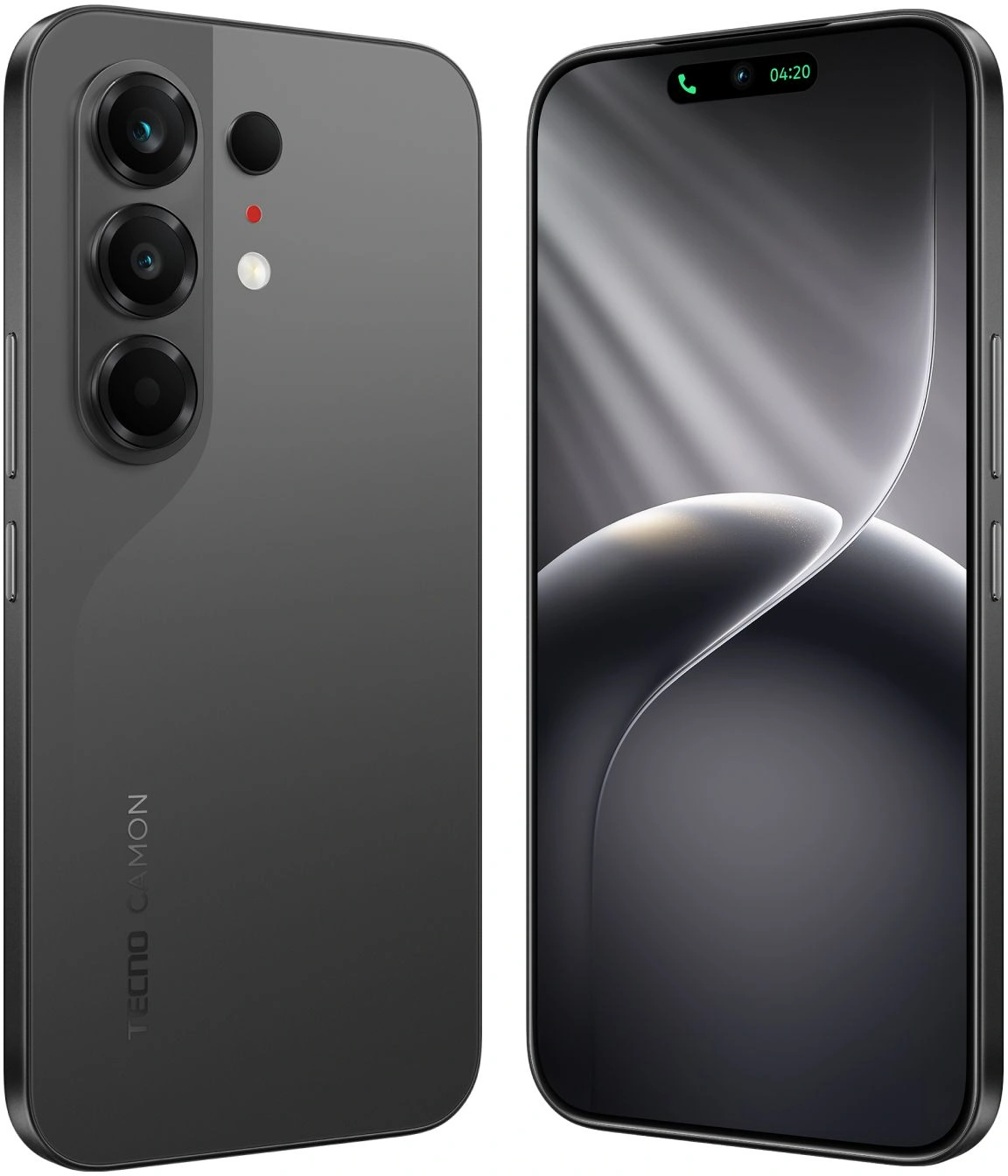 Смартфон Tecno Camon 50 12ГБ/256ГБ, черный (cn5 256+12 moonshadow black) от официального дилера в России