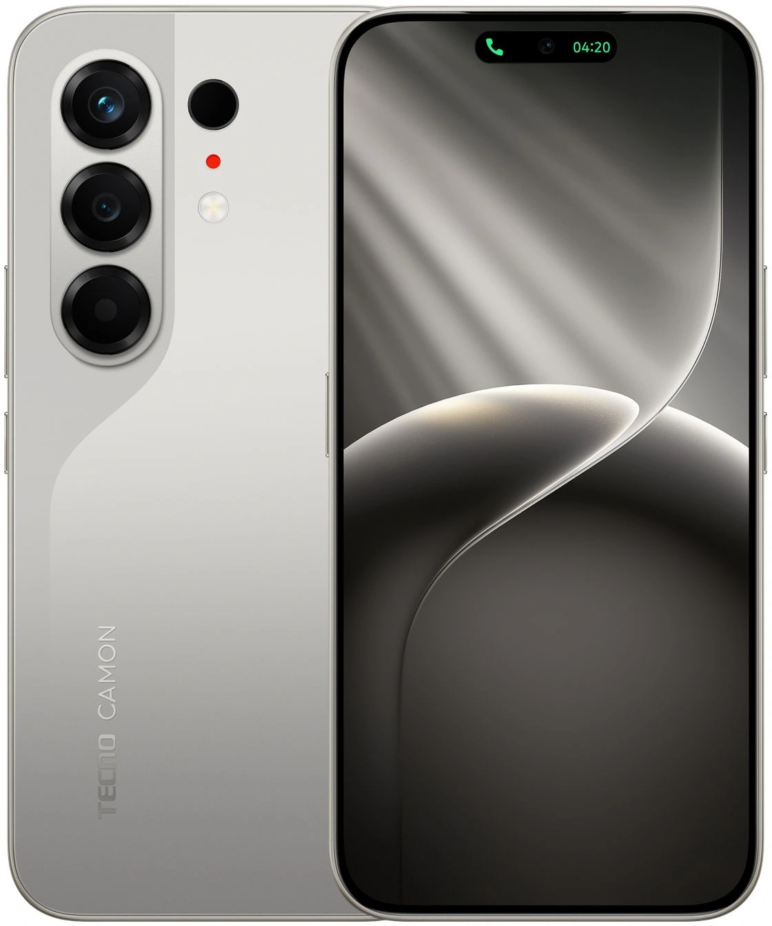 Смартфон Tecno Camon 50 12ГБ/256ГБ, титан (cn5 256+12 nebula titanium) от официального дилера в России