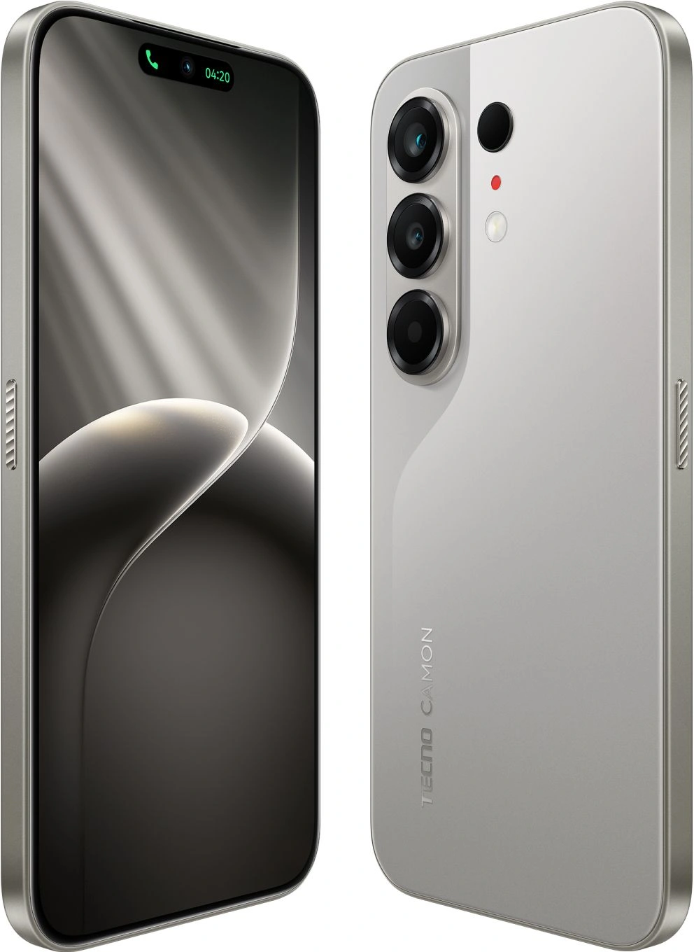 Смартфон Tecno Camon 50 12ГБ/256ГБ, титан (cn5 256+12 nebula titanium) от официального дилера в России