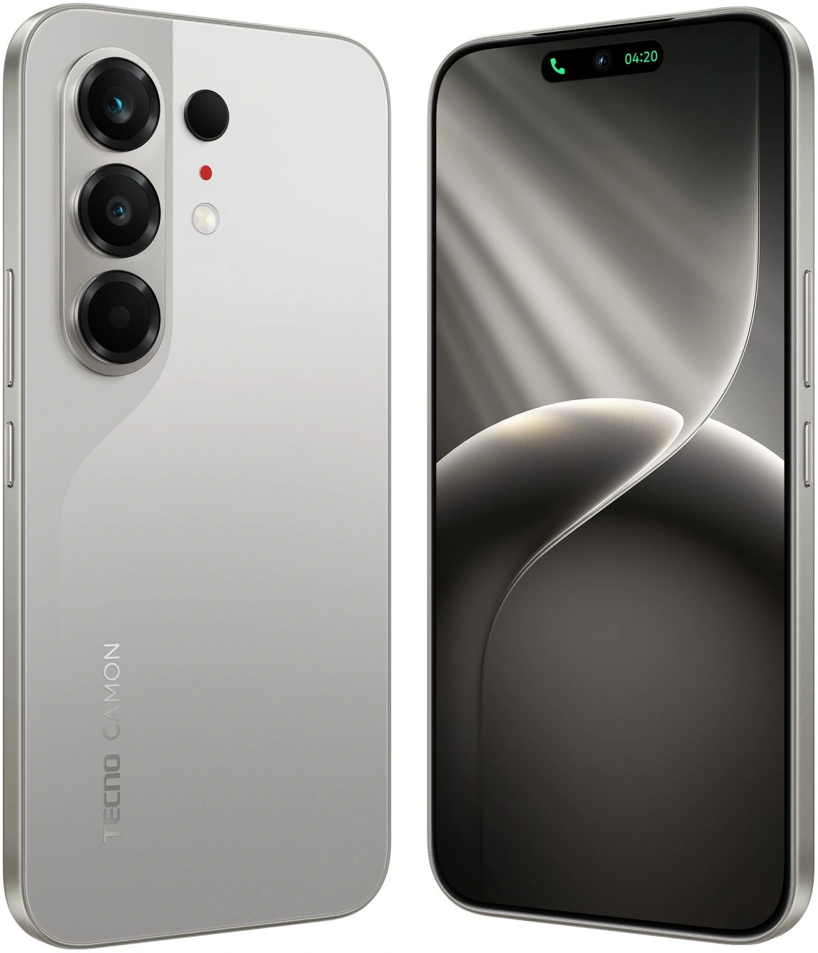 Смартфон Tecno Camon 50 8ГБ/256ГБ, титан (cn5 256+8 nebula titanium) от официального дилера в России