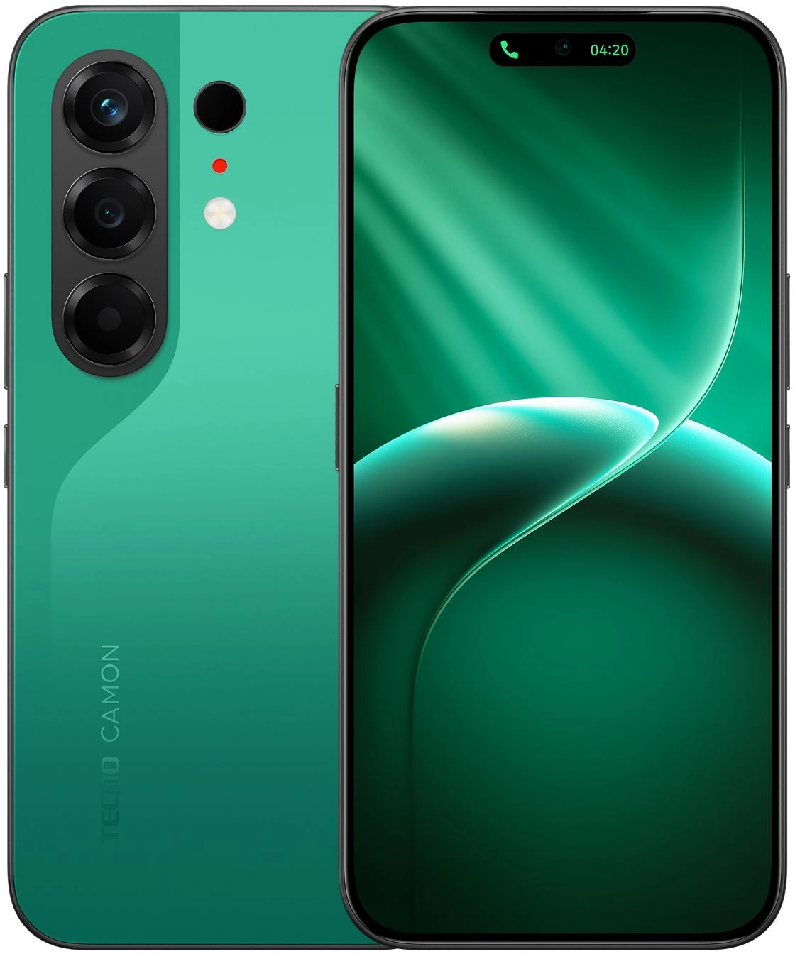 Смартфон Tecno Camon 50 8ГБ/256ГБ, малахитовый зеленый (cn5 256+8 malachite green) от официального дилера в России
