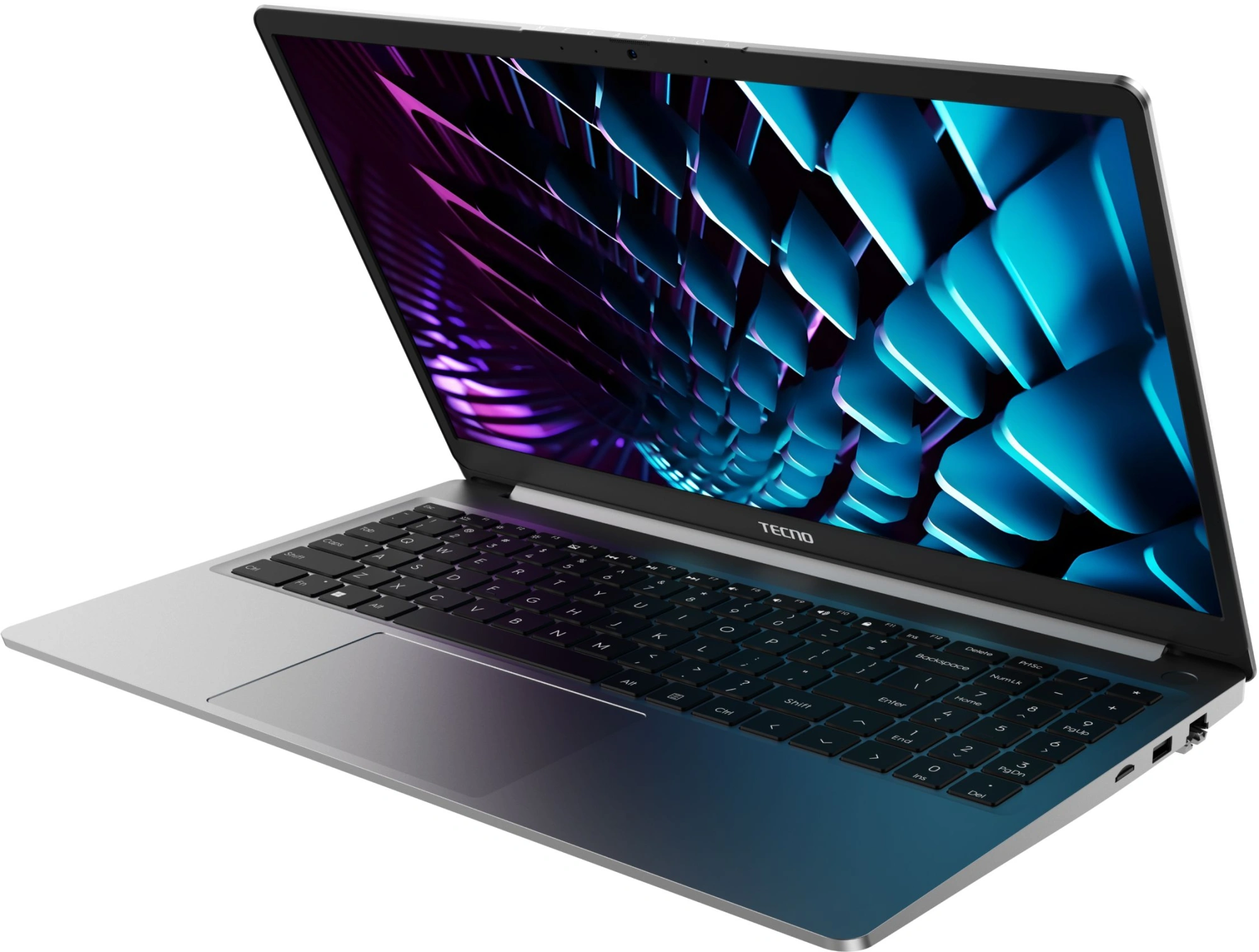 Ноутбук Tecno MegaBook K15SRA, 15.6", IPS, Intel Core i5 13420H, DDR4 8ГБ, SSD 512ГБ, Intel UHD Graphics, серый (71005000465) от официального дилера в России