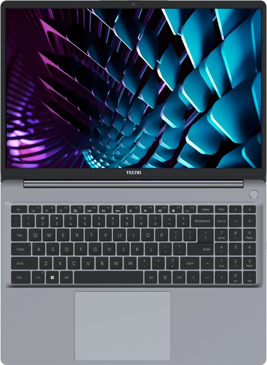 Ноутбук Tecno MegaBook K16SDA, 16", IPS, AMD Ryzen 5 7430U, DDR4 8ГБ, SSD 512ГБ, AMD Radeon Graphics, серый (71005000523) от официального дилера в России