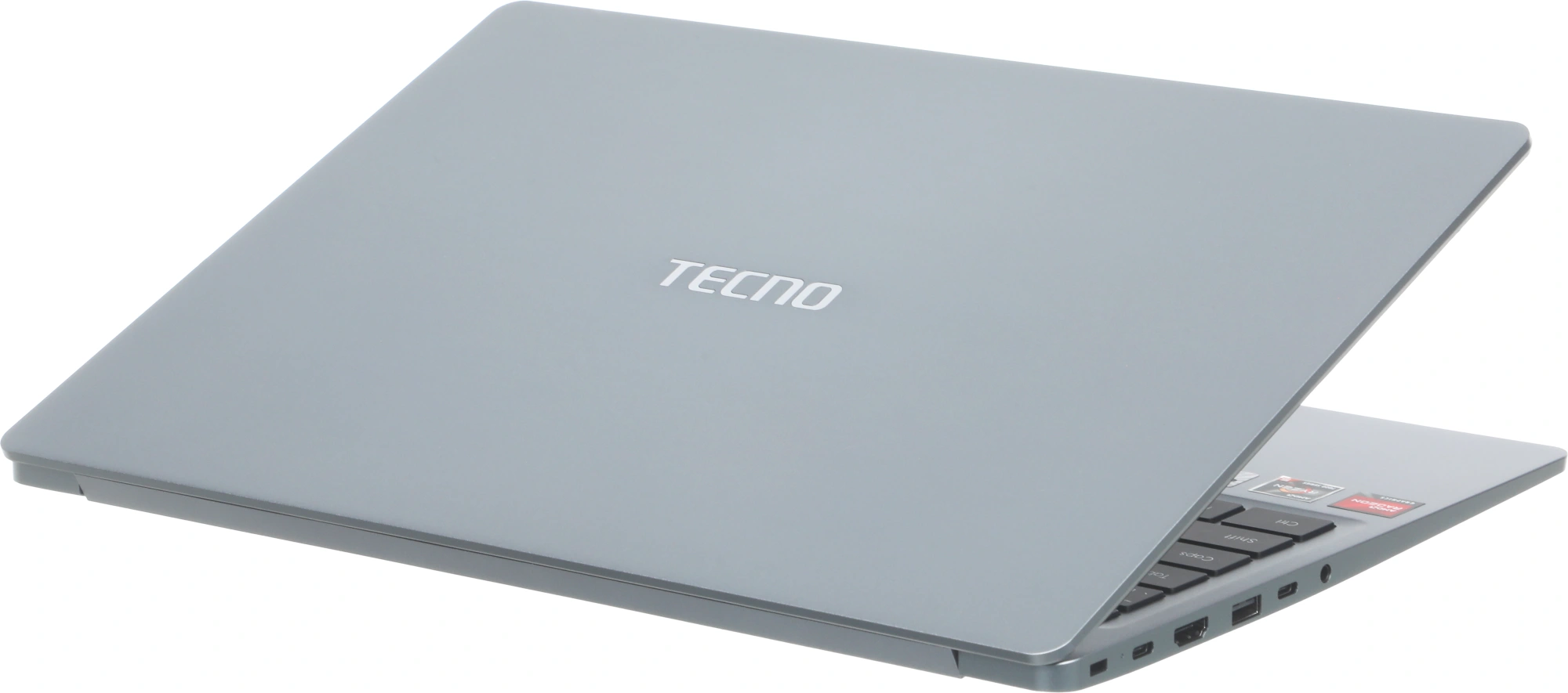 Ноутбук Tecno MegaBook K15SFA, 15.6", IPS, AMD Ryzen 5 7535HS, LPDDR5 16ГБ, SSD 1024ГБ, AMD Radeon 660M, серый (71005000403) от официального дилера в России