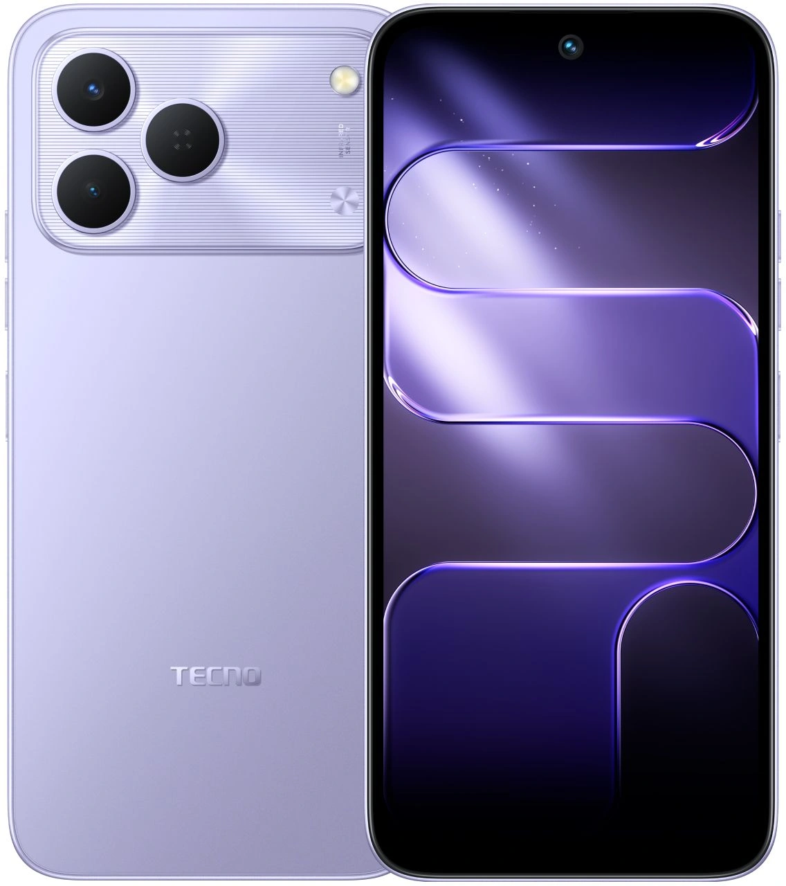 Смартфон Tecno Spark 50 8ГБ/128ГБ, пурпурный (kn4n 128+8 aurora purple) от официального дилера в России