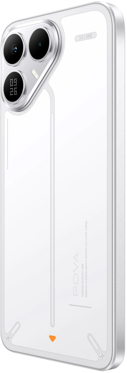 Смартфон Tecno Pova 8 5G 8ГБ/128ГБ, белый (lk6 128+8 arc white) от официального дилера в России