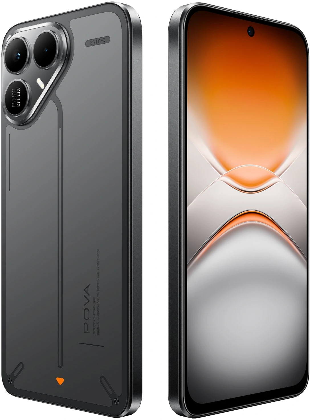 Смартфон Tecno Pova 8 5G 8ГБ/128ГБ, черный (lk6 128+8 graphite black) от официального дилера в России